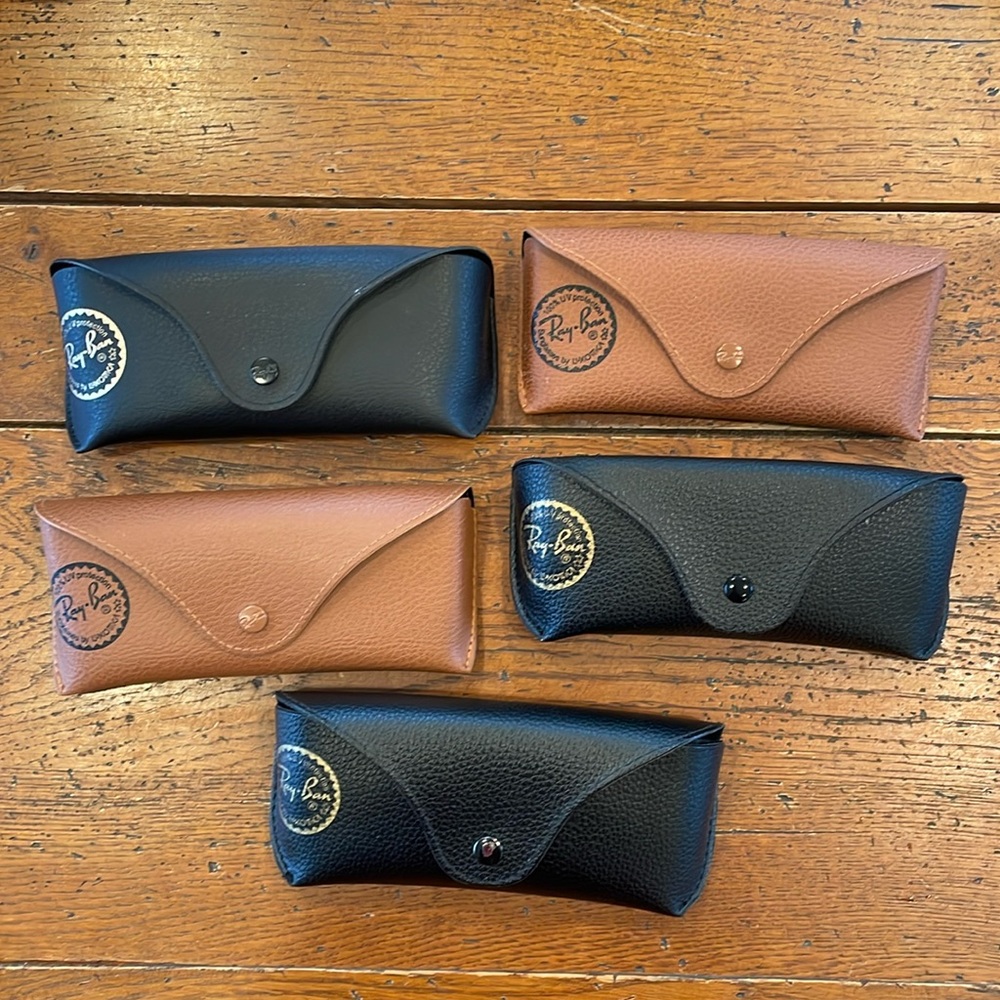 RAY-BANS - 5 SUNGLASS CASES